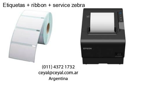 Etiquetas   ribbon   service zebra