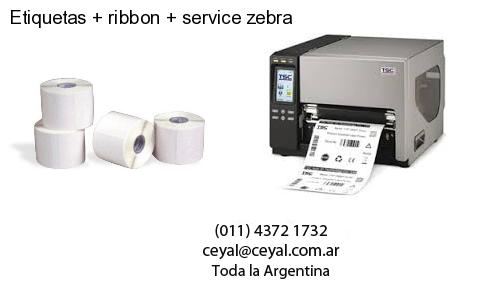 Etiquetas   ribbon   service zebra