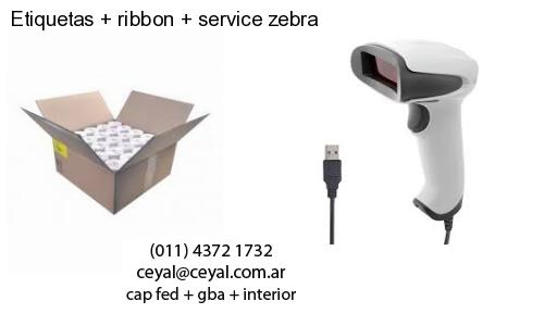 Etiquetas   ribbon   service zebra