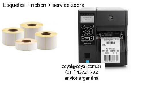 Etiquetas   ribbon   service zebra