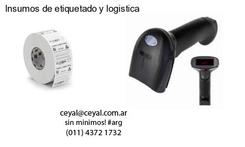 Insumos de etiquetado y logistica