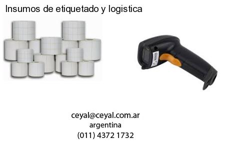 Insumos de etiquetado y logistica