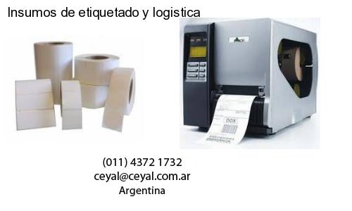 Insumos de etiquetado y logistica