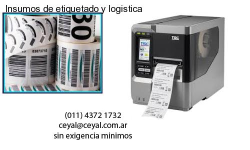 Insumos de etiquetado y logistica