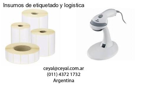 Insumos de etiquetado y logistica