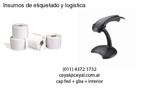 Insumos de etiquetado y logistica