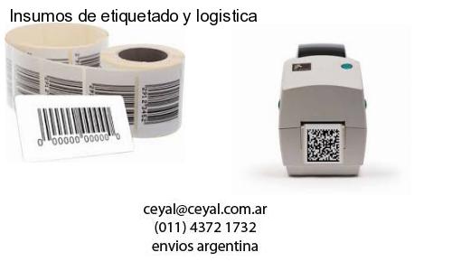 Insumos de etiquetado y logistica