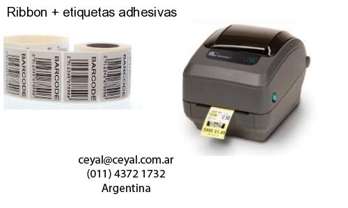 Ribbon etiquetas adhesivas