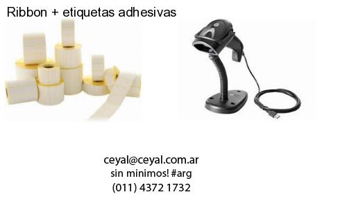 Ribbon etiquetas adhesivas