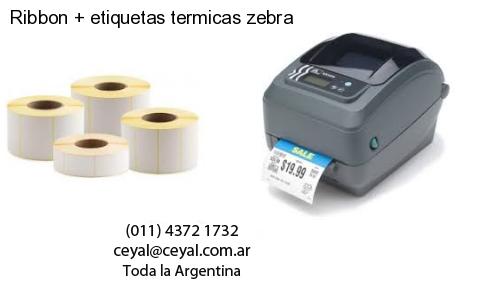 Ribbon etiquetas termicas zebra
