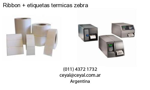 Ribbon etiquetas termicas zebra