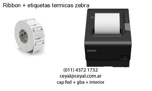 Ribbon   etiquetas termicas zebra