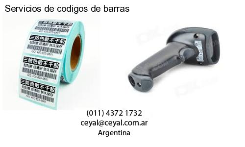 Servicios de codigos de barras