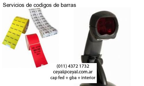 Servicios de codigos de barras