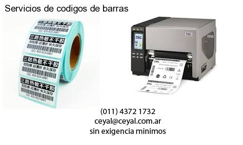 Servicios de codigos de barras