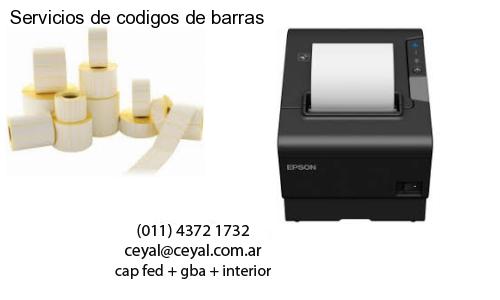 Servicios de codigos de barras