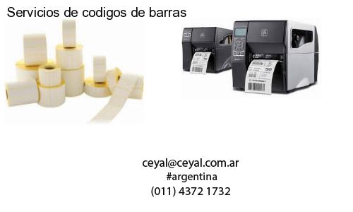 Servicios de codigos de barras