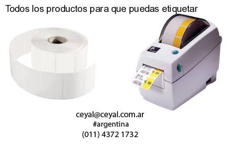 Todos los productos para que puedas etiquetar