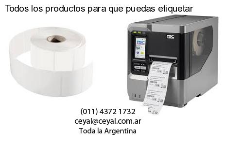 Todos los productos para que puedas etiquetar