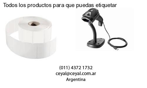Todos los productos para que puedas etiquetar