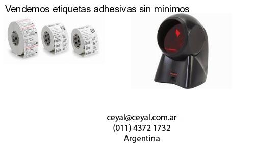 Vendemos etiquetas adhesivas sin minimos