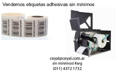 Vendemos etiquetas adhesivas sin minimos