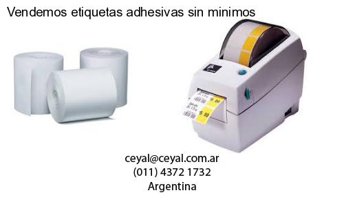 Vendemos etiquetas adhesivas sin minimos