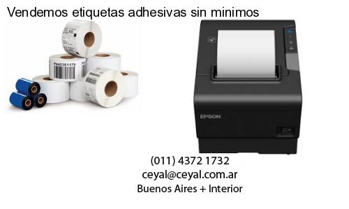 Vendemos etiquetas adhesivas sin minimos