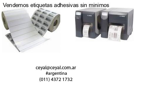 Vendemos etiquetas adhesivas sin minimos
