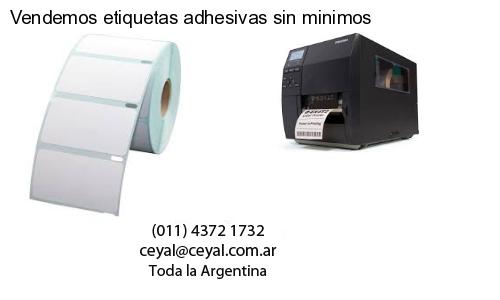 Vendemos etiquetas adhesivas sin minimos