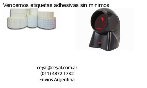 Vendemos etiquetas adhesivas sin minimos
