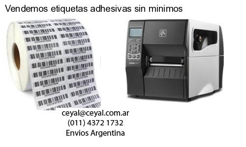 Vendemos etiquetas adhesivas sin minimos