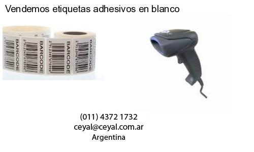 Vendemos etiquetas adhesivos en blanco