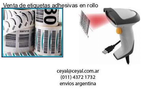 Venta de etiquetas adhesivas en rollo