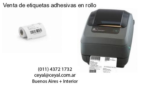 Venta de etiquetas adhesivas en rollo