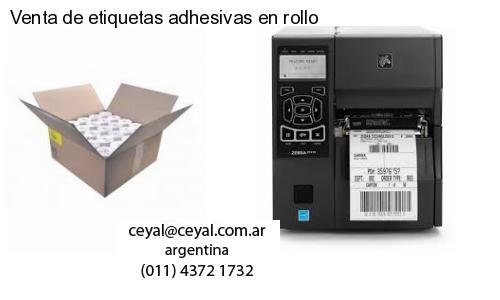 Venta de etiquetas adhesivas en rollo