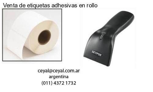 Venta de etiquetas adhesivas en rollo