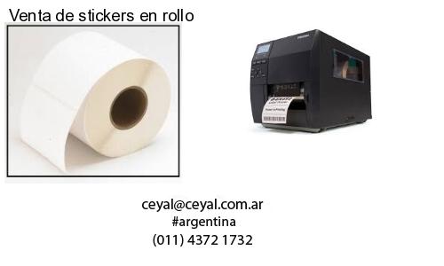 Venta de stickers en rollo