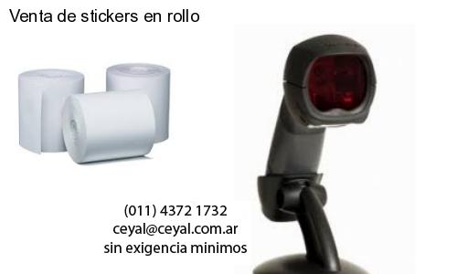 Venta de stickers en rollo