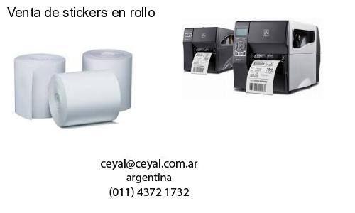 Venta de stickers en rollo