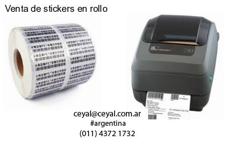 Venta de stickers en rollo