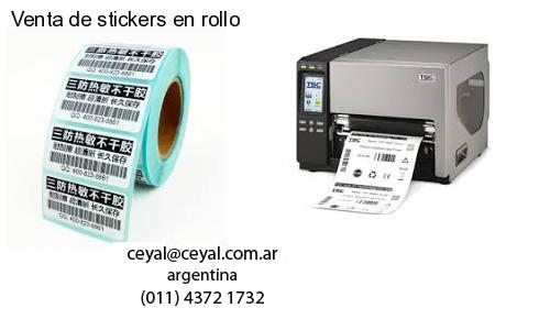 Venta de stickers en rollo