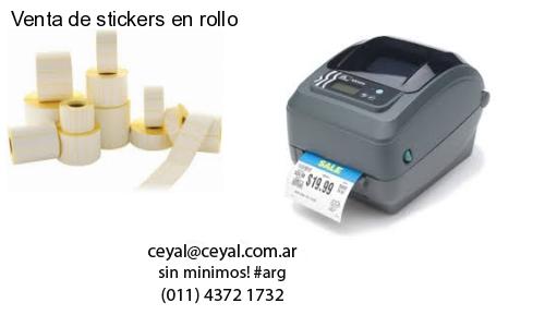 Venta de stickers en rollo