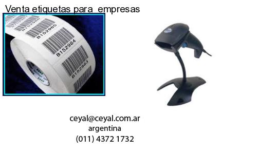 Venta etiquetas para empresas