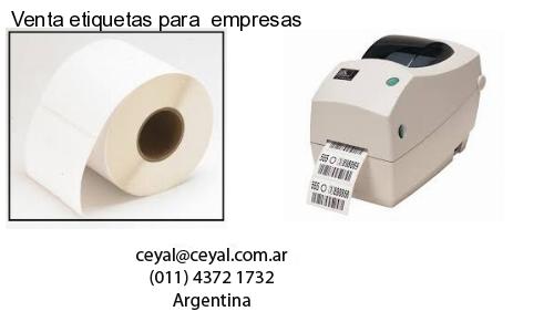 Venta etiquetas para empresas