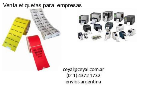 Venta etiquetas para  empresas