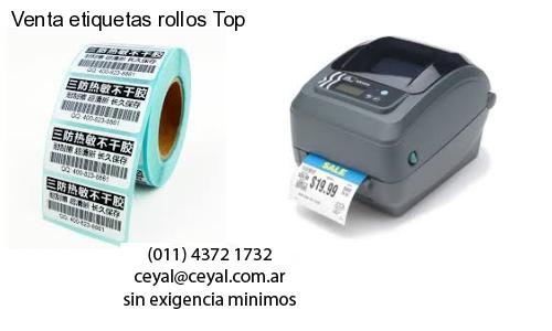 Venta etiquetas rollos Top