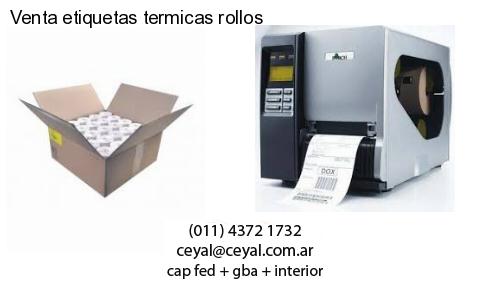 Venta etiquetas termicas rollos