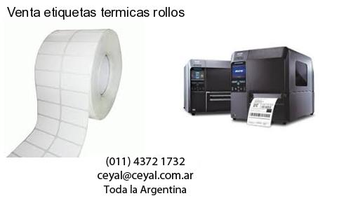 Venta etiquetas termicas rollos