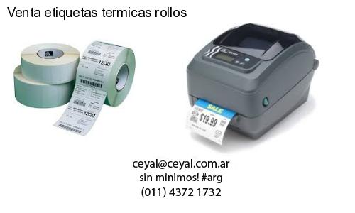 Venta etiquetas termicas rollos